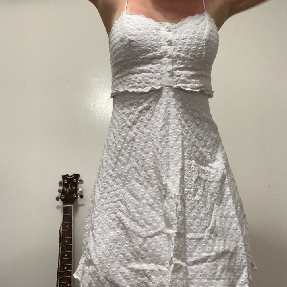 TOPSHOP Eyelet Dress